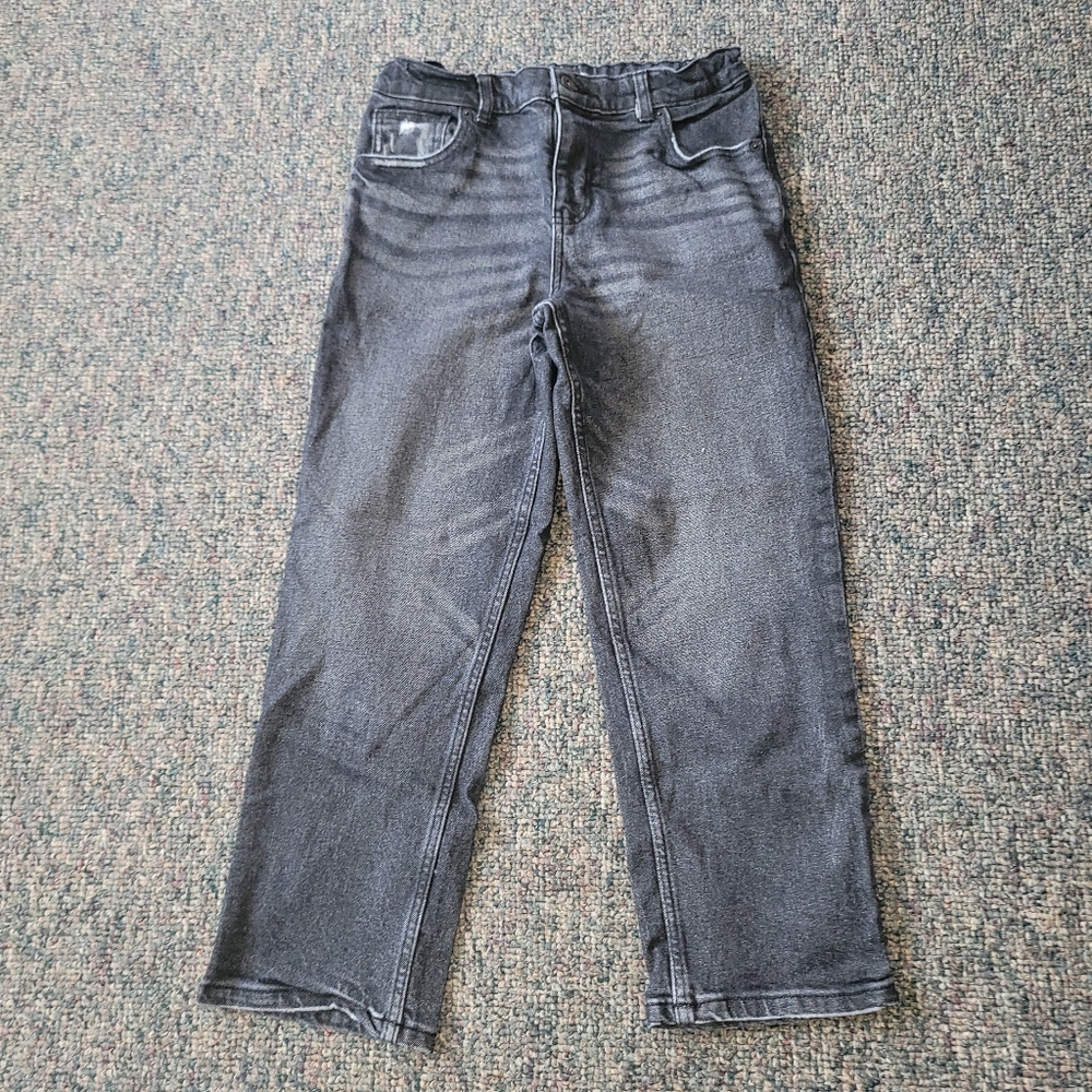 🔥5/$20 Stylish Gray/black Denim Jeans